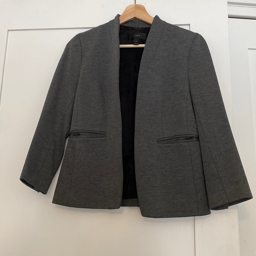 J crew cropped jacket